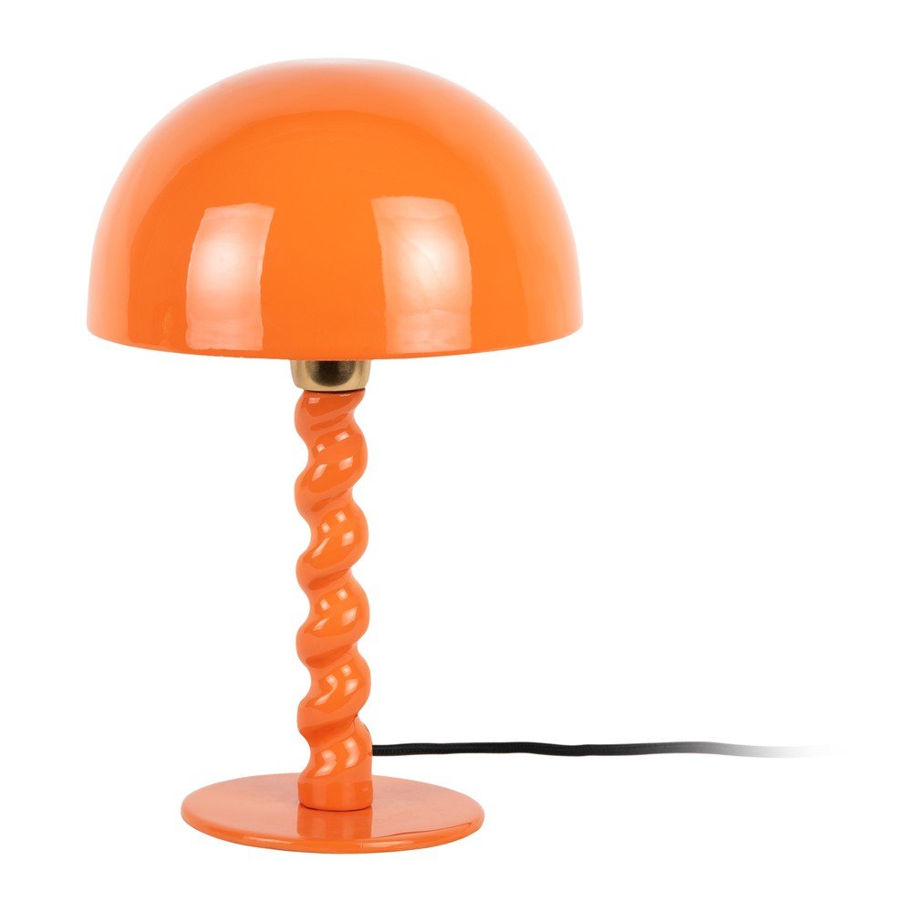 Narancssárga asztali lámpa fém búrával (magasság 39 cm) Prisa – Leitmotiv