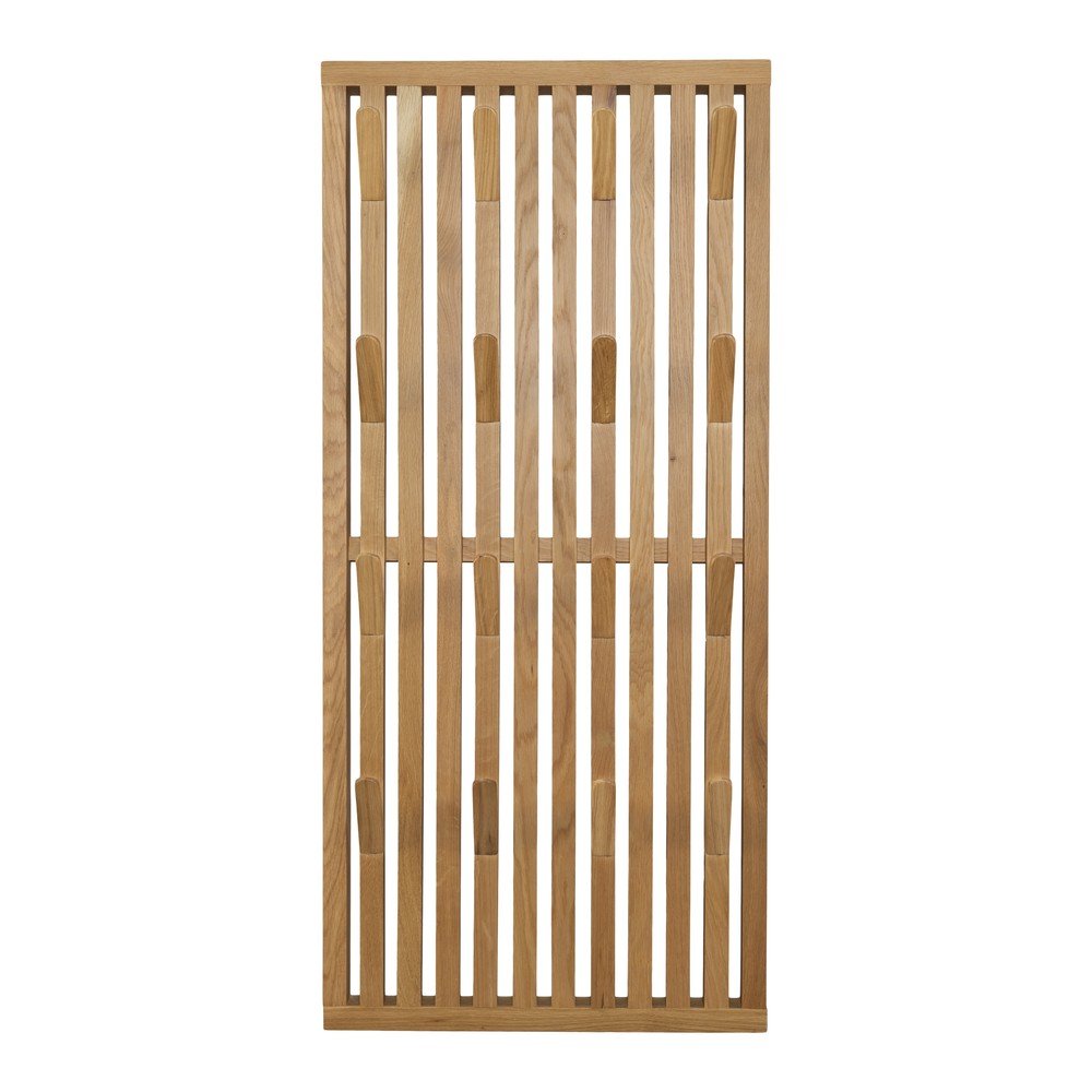 Natúr színű tölgyfa fogas panel 46x100x8 cm Parco – Spinder Design