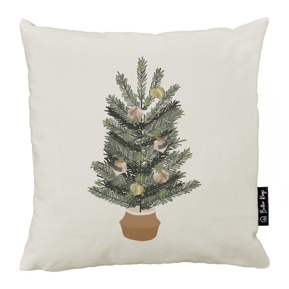 Párnahuzat karácsonyi mintával 45x45 cm Festive Tree – Butter Kings