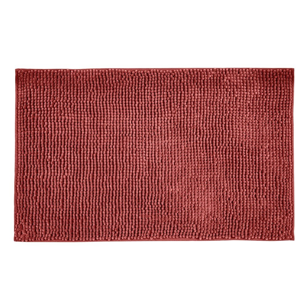 Piros textil fürdőszobai kilépő 50x80 cm Chenille – Allstar
