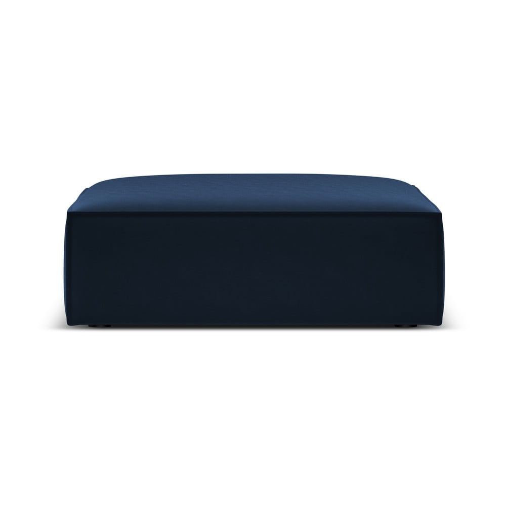 Sötétkék bársony lábtartó Vanda – Mazzini Sofas