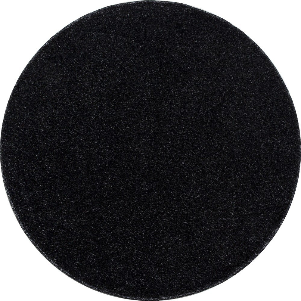 Sötétszürke kerek szőnyeg ø 200 cm Ata – Ayyildiz Carpets