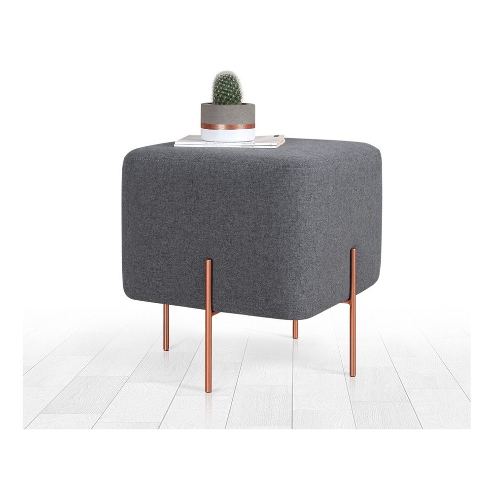 Sötétszürke puff Copper – Artie
