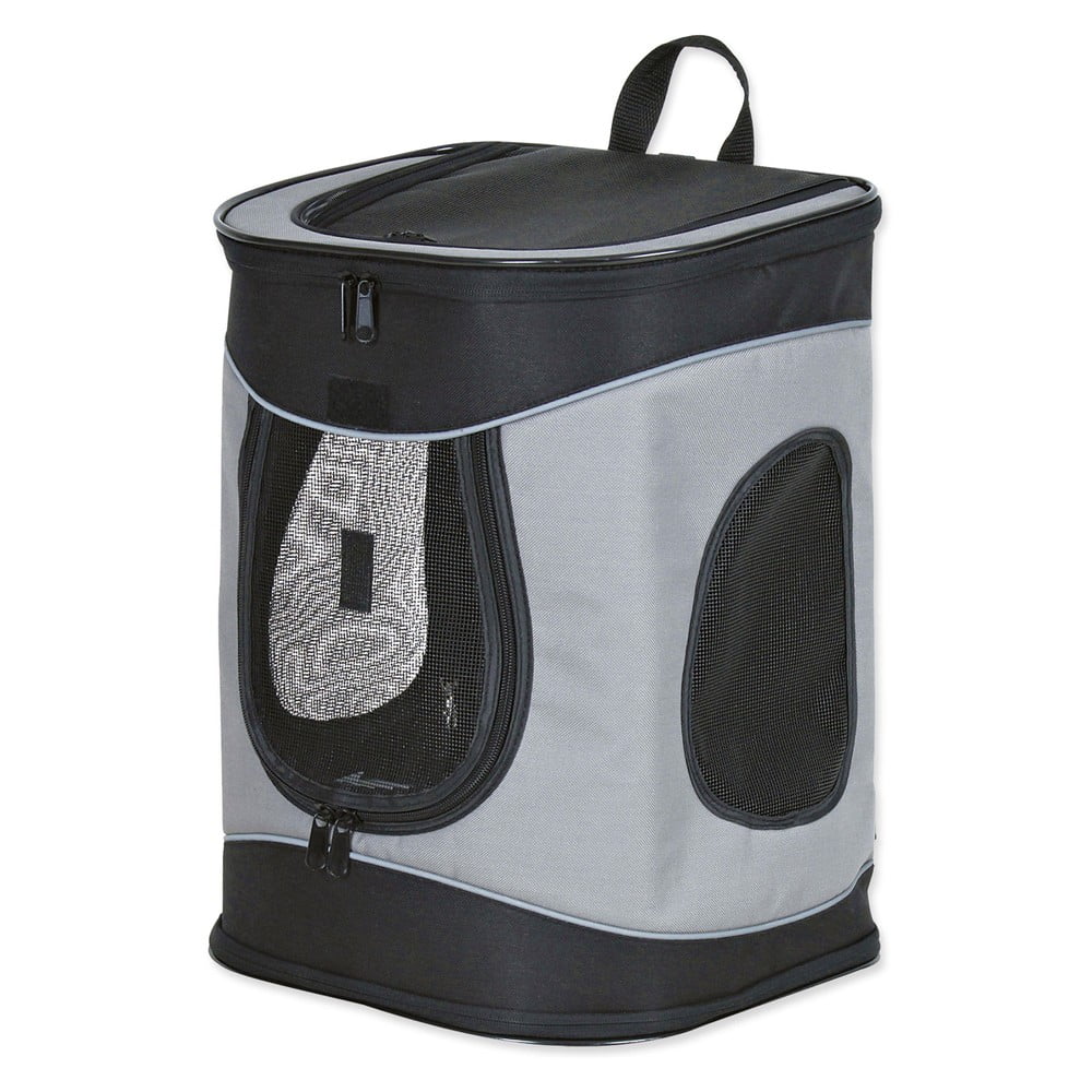 Szürke hátizsák kisállatoknak 30x34 cm Trixie Timon – Plaček Pet Products