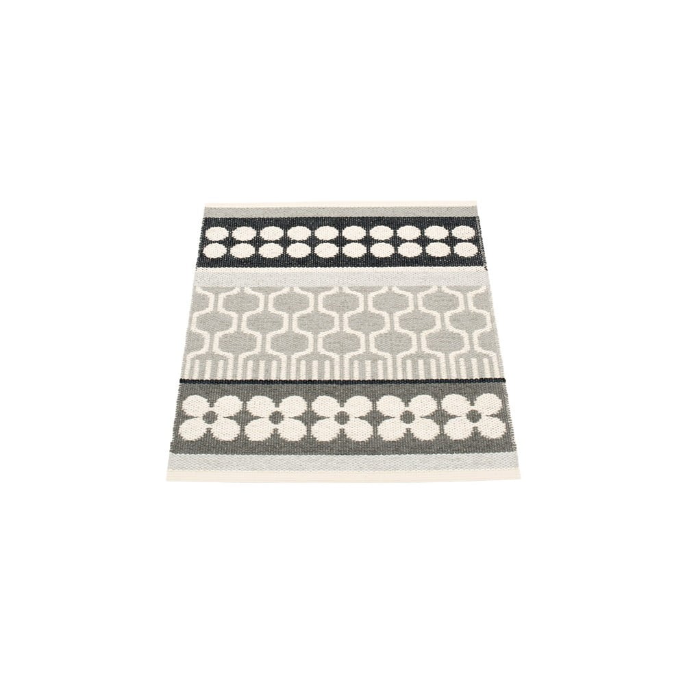 Szürke-krémszínű kültéri-beltéri szőnyeg 70x90 cm Asta Warm Grey – Pappelina