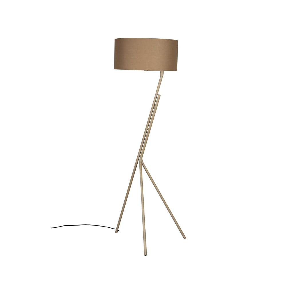 Világosbarna állólámpa textil búrával (magasság 150 cm) Murphy – Dutchbone