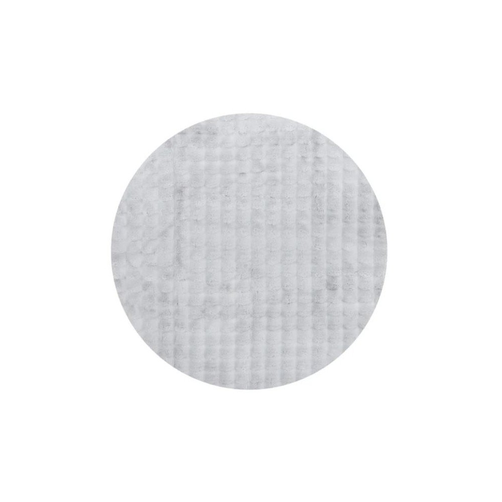 Világosszürke mosható kerek szőnyeg ø 100 cm Bubble Grey – Mila Home