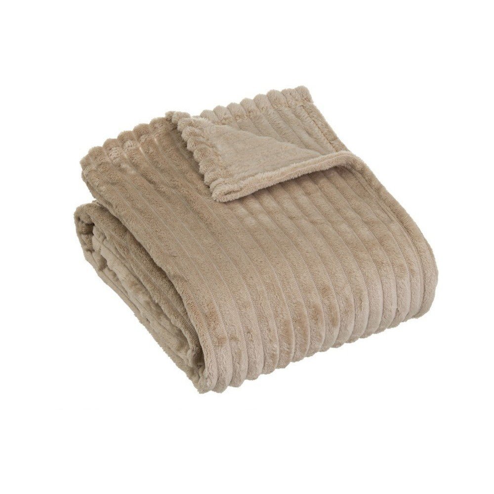 Barna mikroplüss takaró 130x160 cm Fur Velvet – Casa Selección