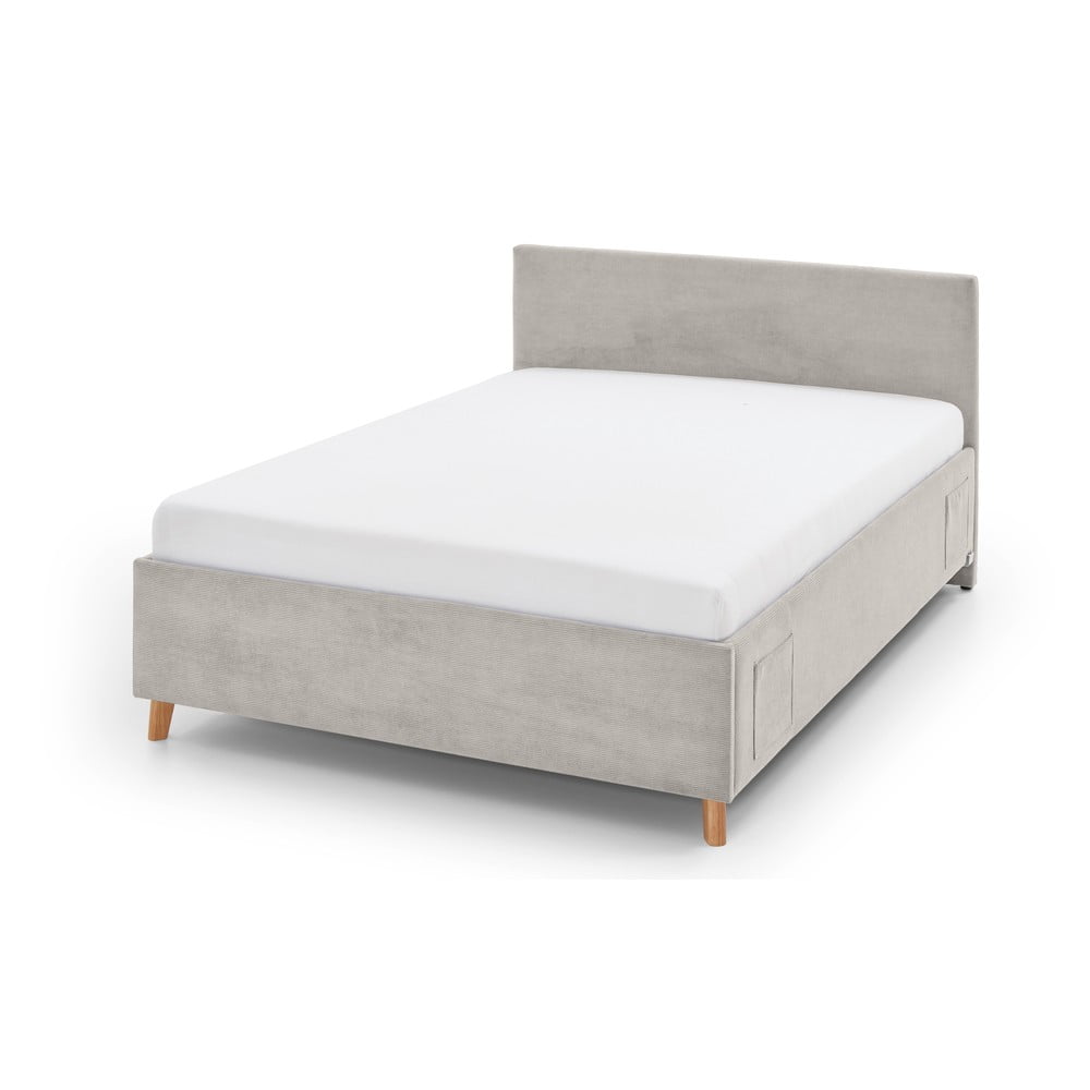 Bézs ágyneműtartós gyerekágy 140x200 cm Cool – Meise Möbel