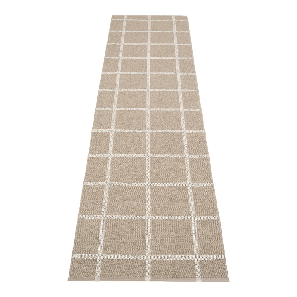 Bézs kültéri-beltéri futószőnyeg 70x300 cm Ada Dark Linen – Pappelina