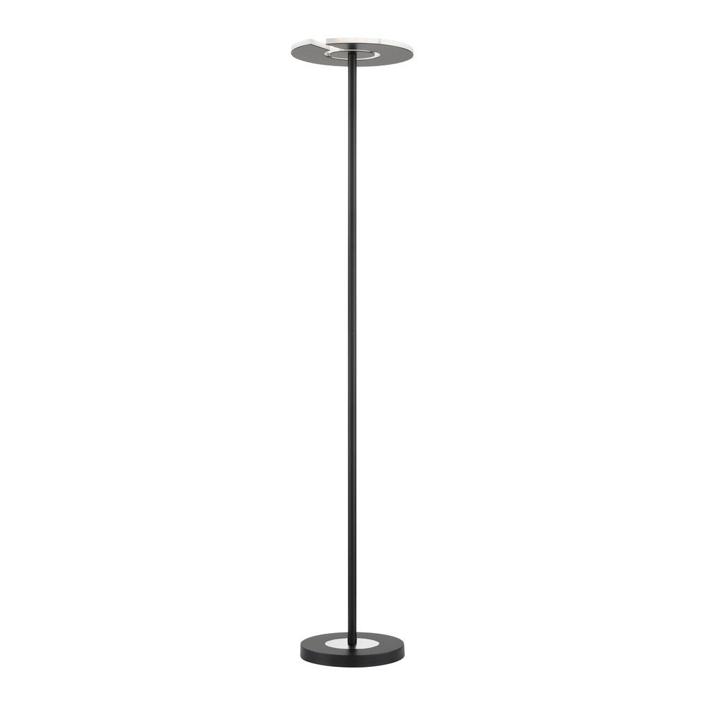 Fekete LED dimmelhető állólámpa üveg búrával (magasság 180 cm) Dent – Fischer & Honsel