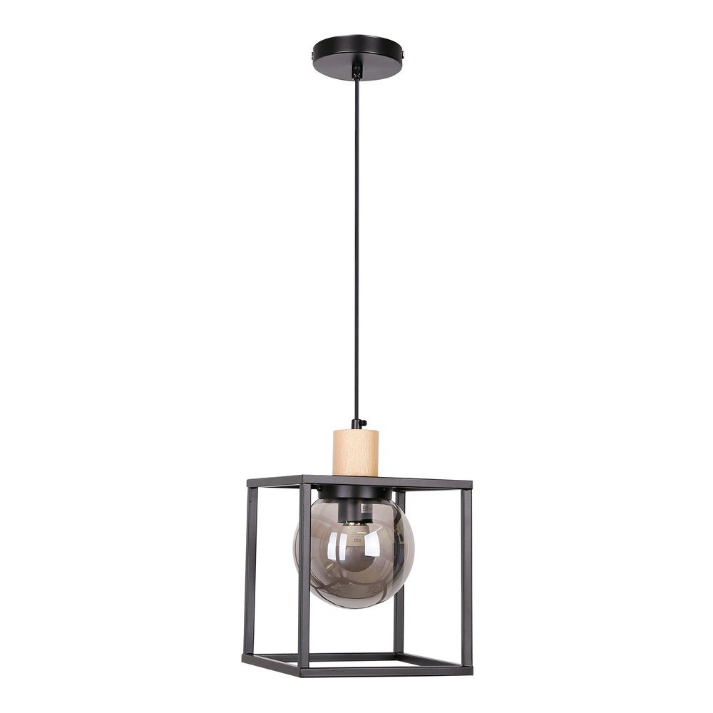 Fekete függőlámpa 19x19 cm Retro 2 – Candellux Lighting