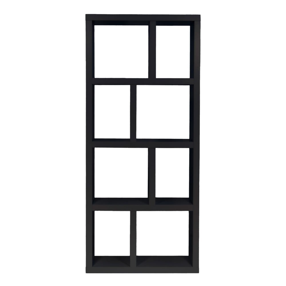 Fekete könyvespolc 70x159 cm Berlin – TemaHome