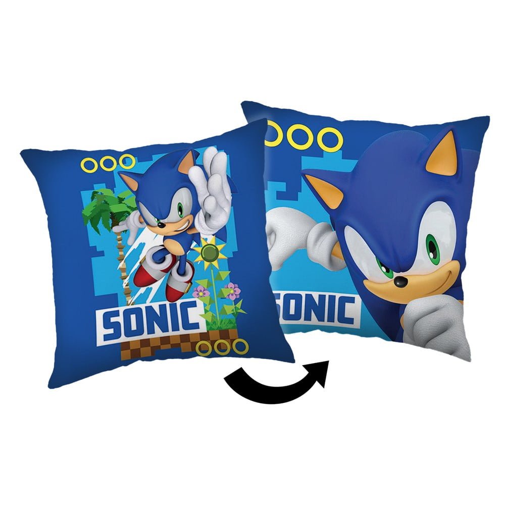 Gyerek párna 40x40 cm Sonic – Jerry Fabrics