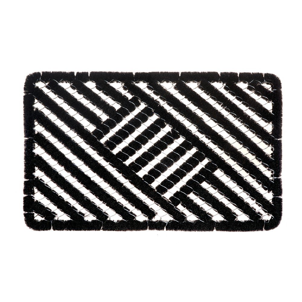 Kókuszrost lábtörlő 45x75 cm Coco Black – Hanse Home