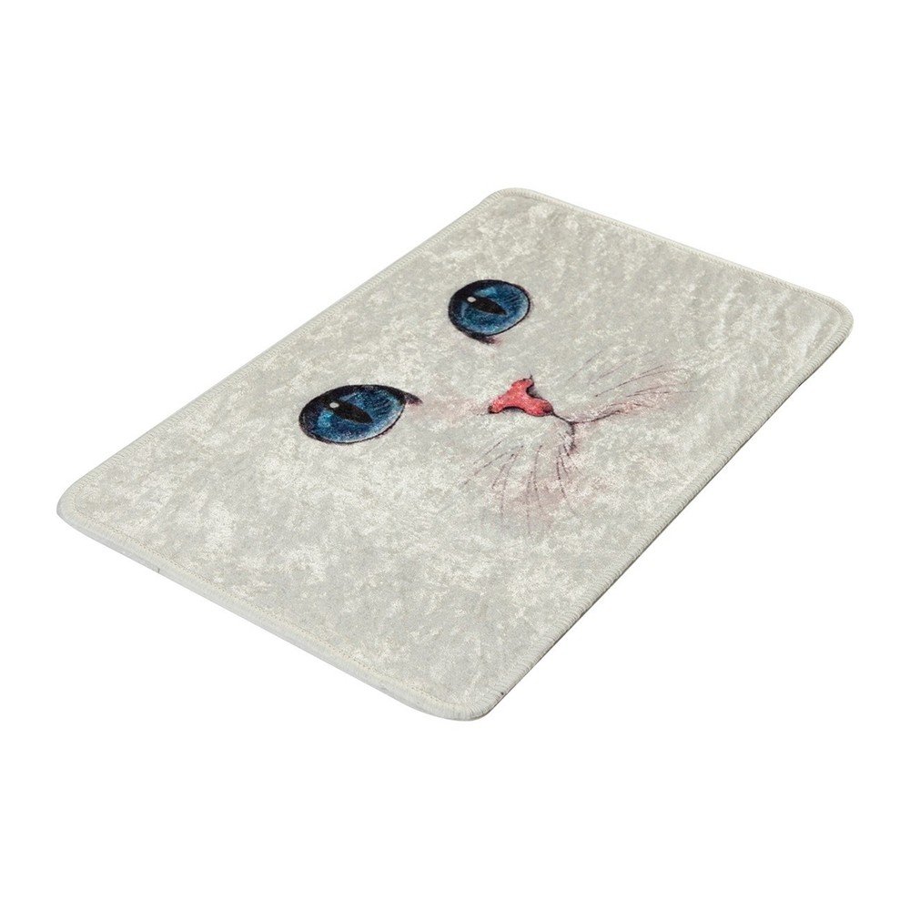 Krémszínű fürdőszobai kilépő 40x60 cm Blue Eyes – Foutastic