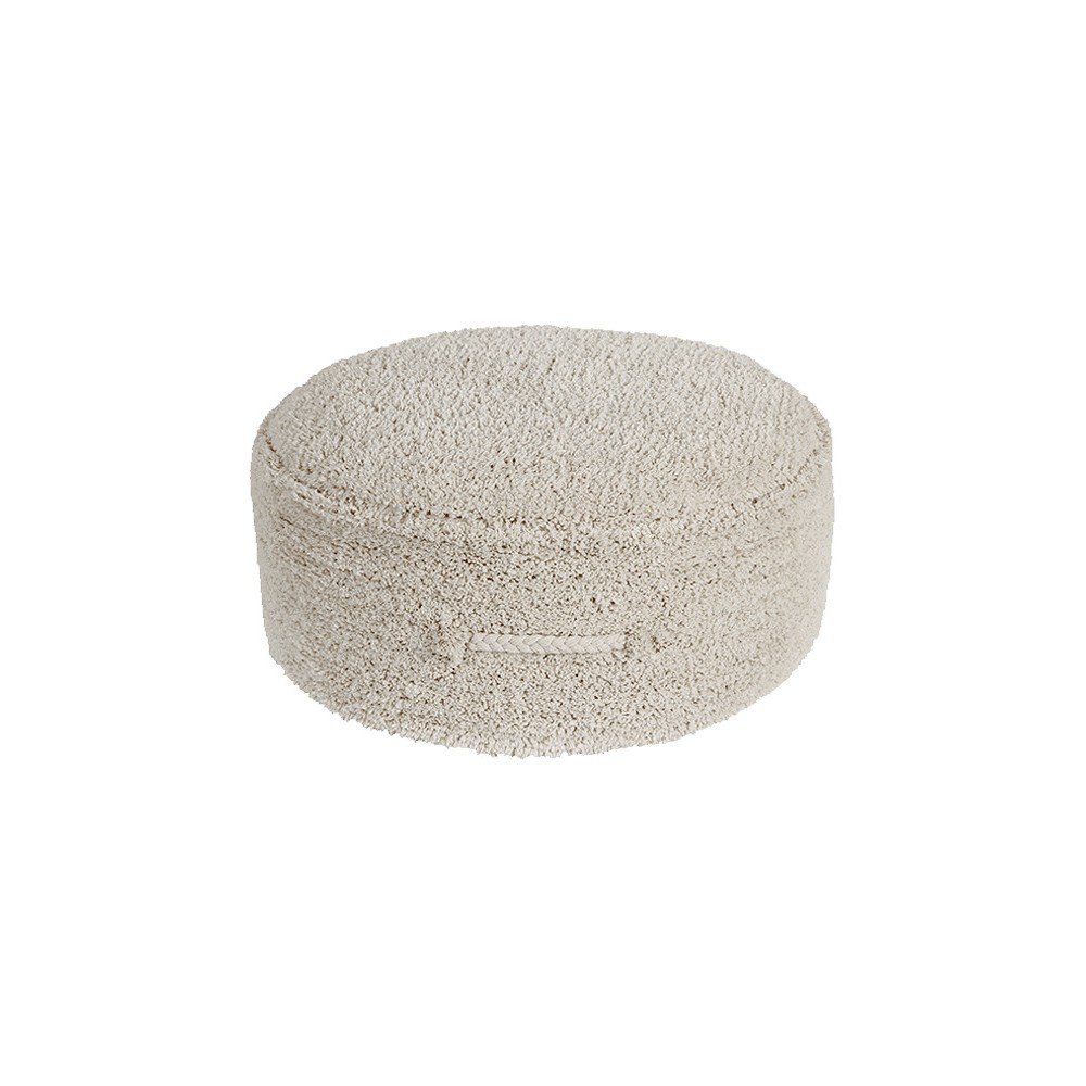 Krémszínű puff Chill Natural – Lorena Canals