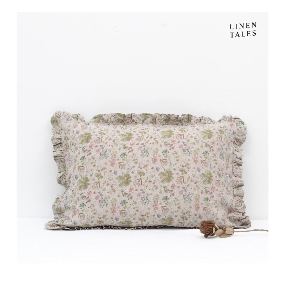 Len párnahuzat 65x65 cm Botany 2 – Linen Tales