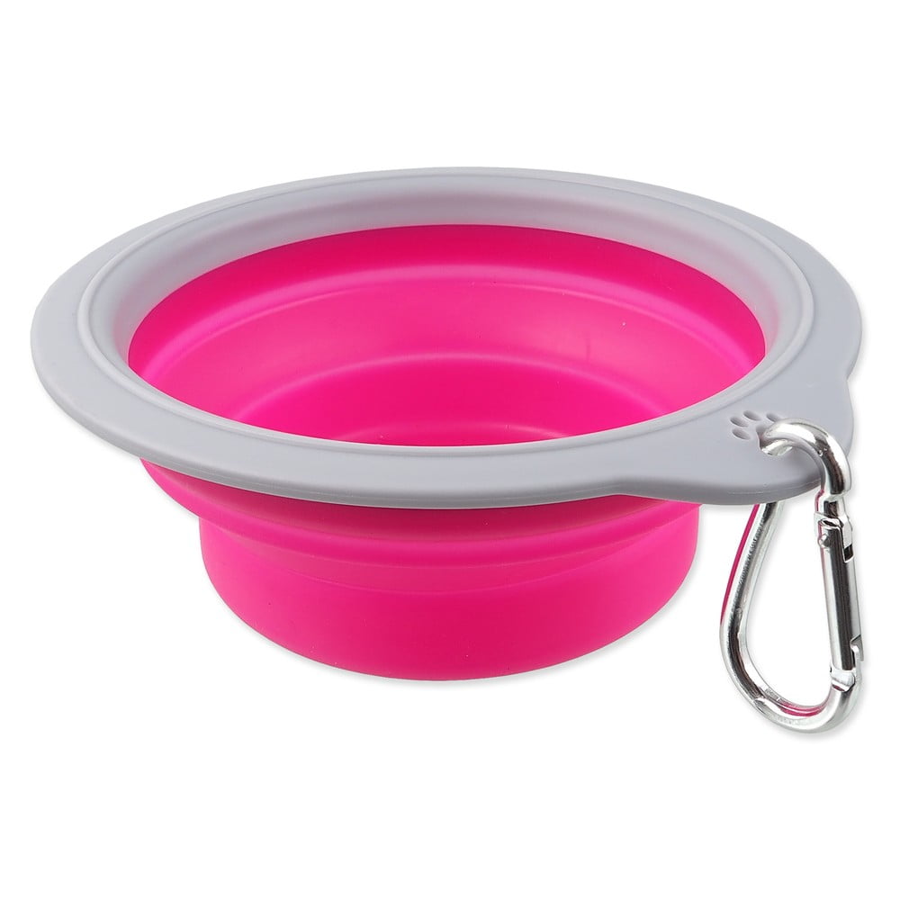 Műanyag utazó tálka kutyáknak ø 18 cm  Dog Fantasy – Plaček Pet Products