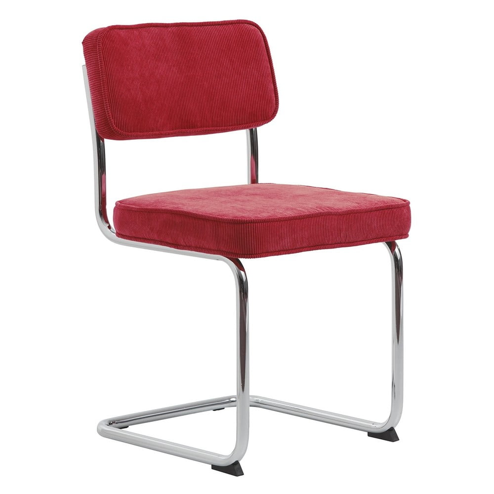 Piros kordbársony étkezőszék Rupert – Unique Furniture