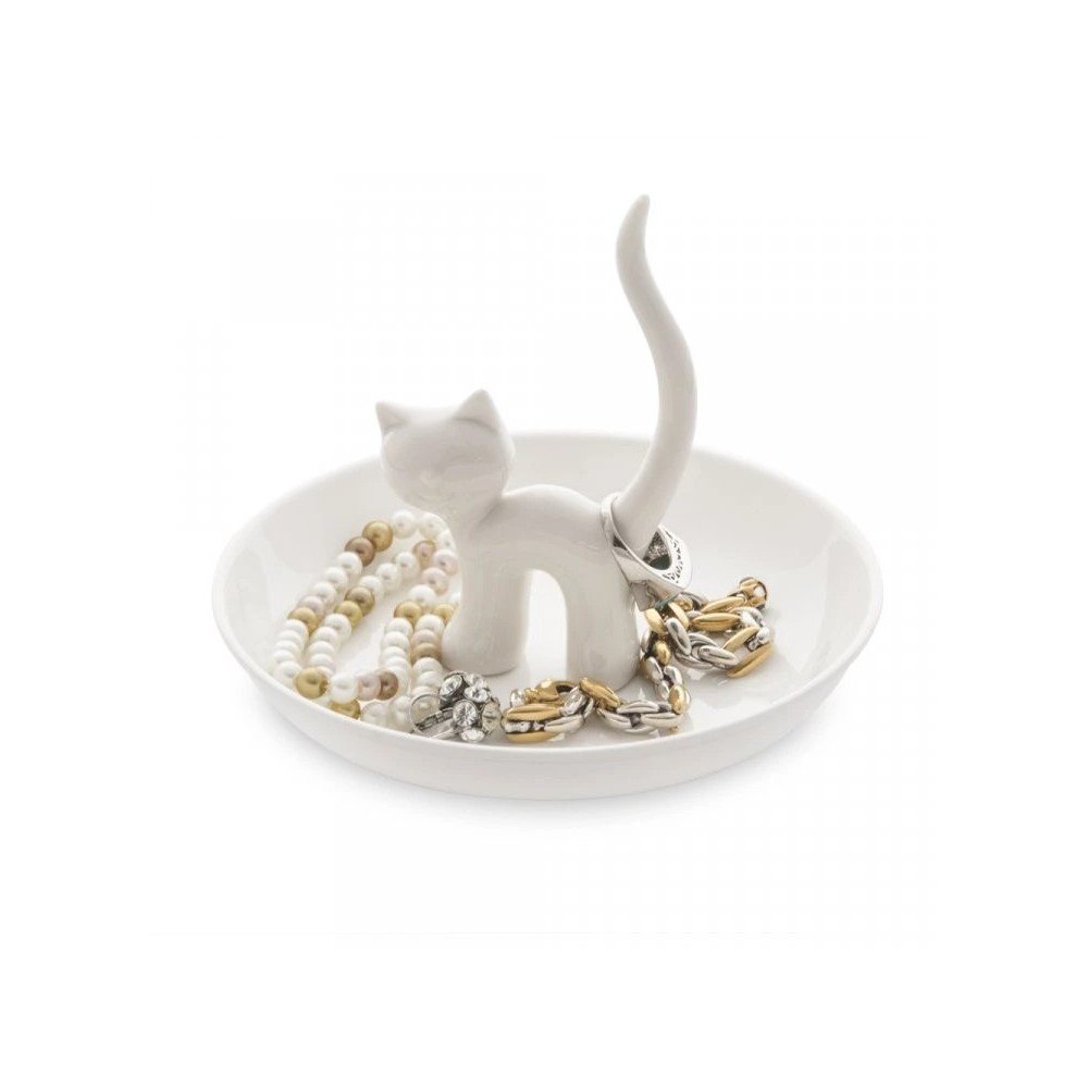 Porcelán ékszertartó állvány Cat – Balvi