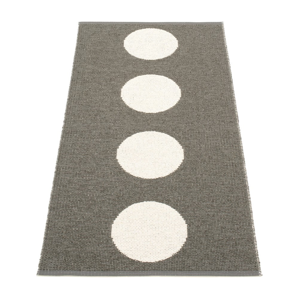 Sötétszürke kültéri-beltéri futószőnyeg 70x150 cm Vera Charcoal – Pappelina