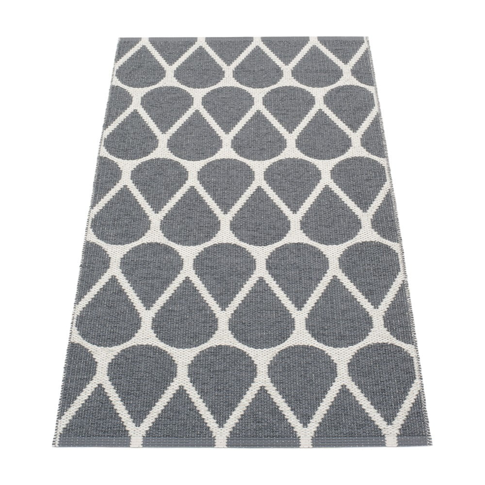 Sötétszürke kültéri-beltéri szőnyeg 70x140 cm Otis Granit – Pappelina