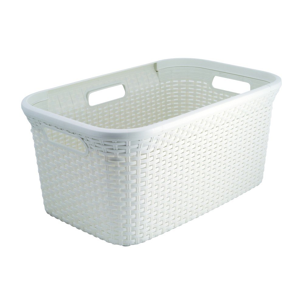 Style Basket fehér ruhakosár