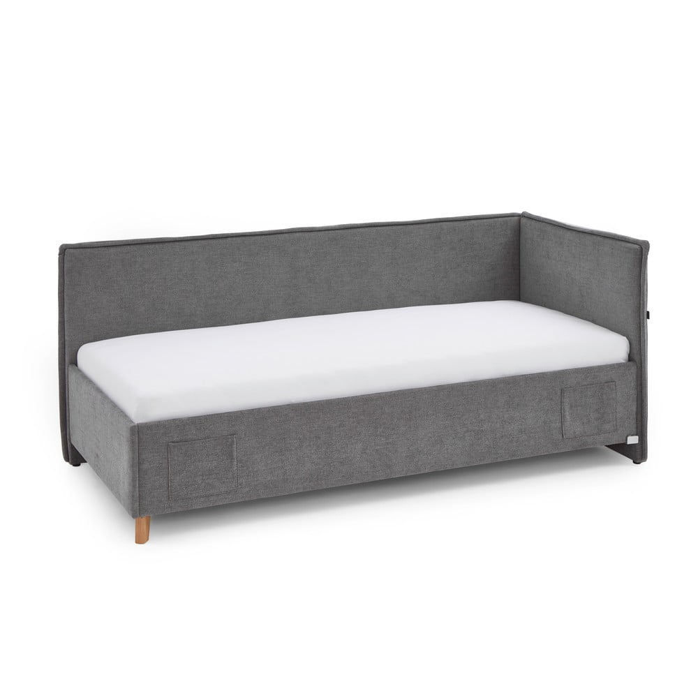 Szürke sarok gyerekágy 90x200 cm Fun – Meise Möbel