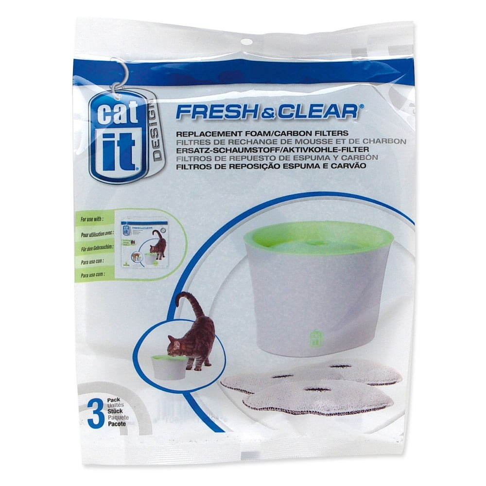 Szűrő szett itatókútba 3 db-os macskáknak Catit Fresh&Clear – Plaček Pet Products
