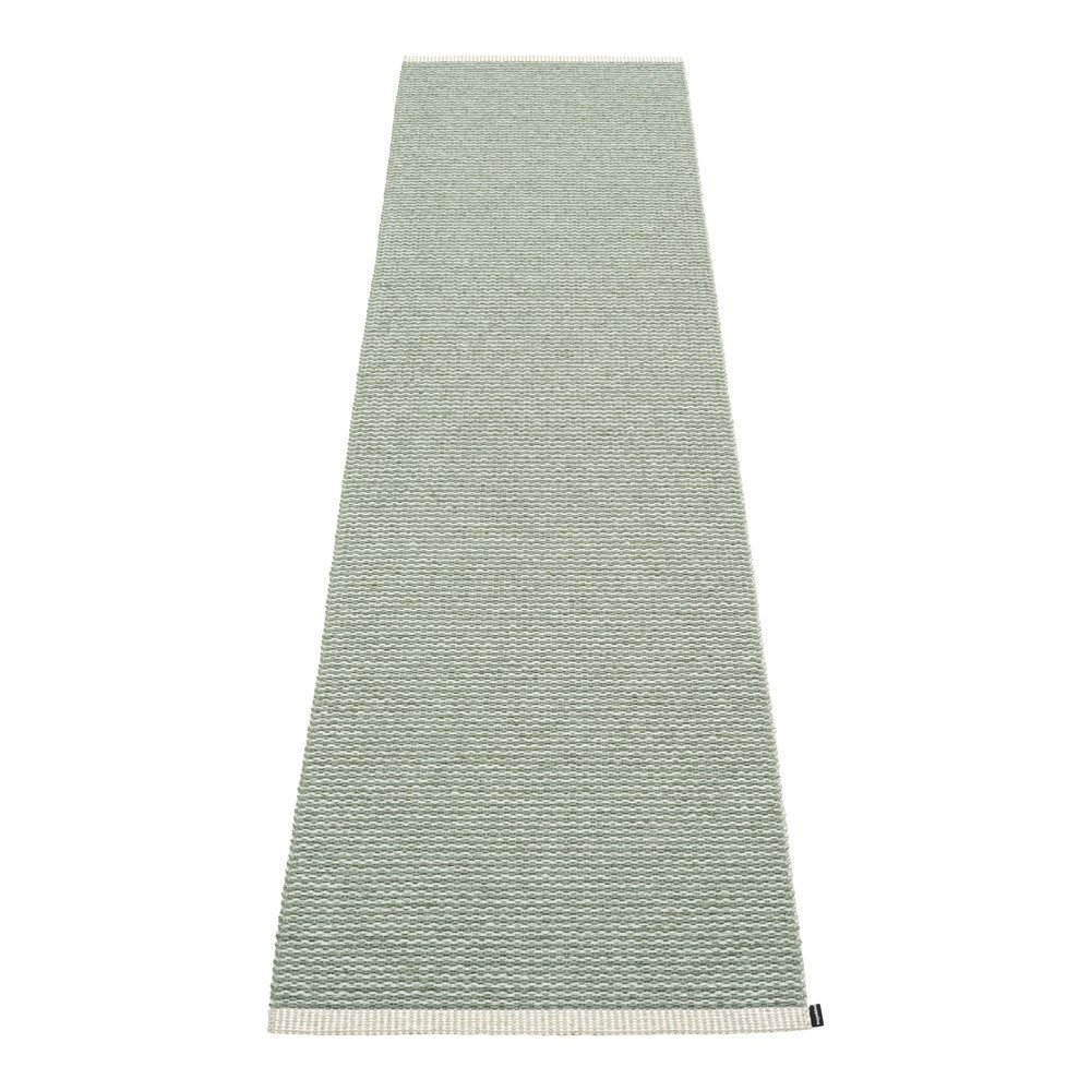 Világoszöld kültéri-beltéri futószőnyeg 70x300 cm Mono Sage Army – Pappelina