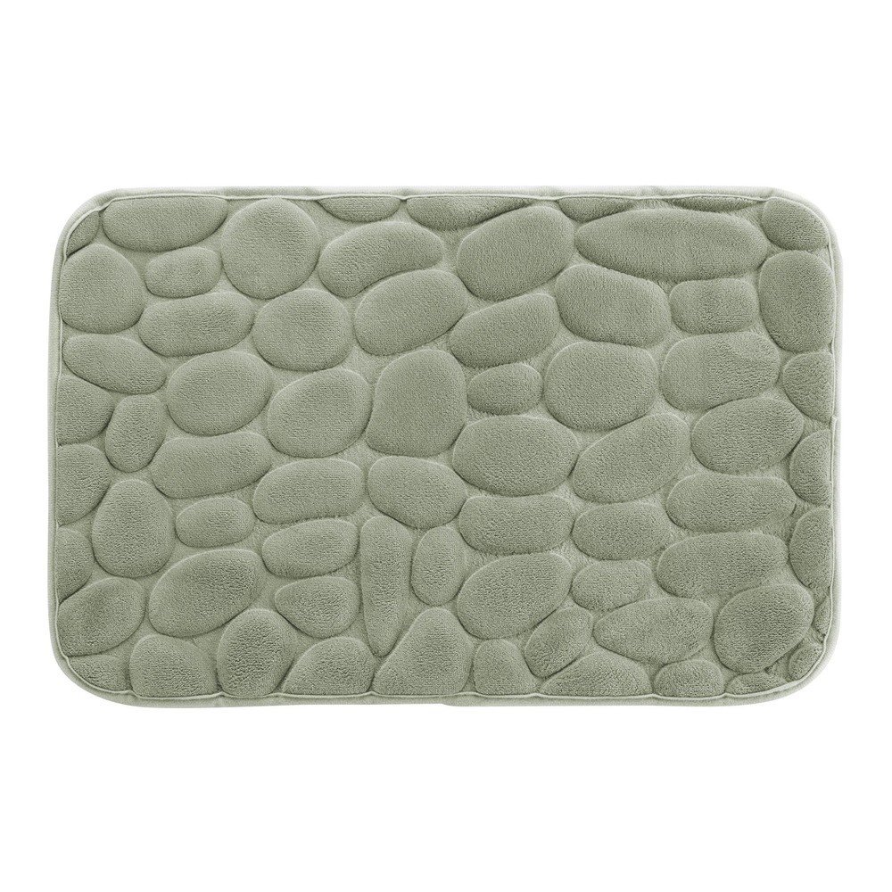 Zöld fürdőszobai kilépő 50x80 cm Ricochet – douceur d'intérieur