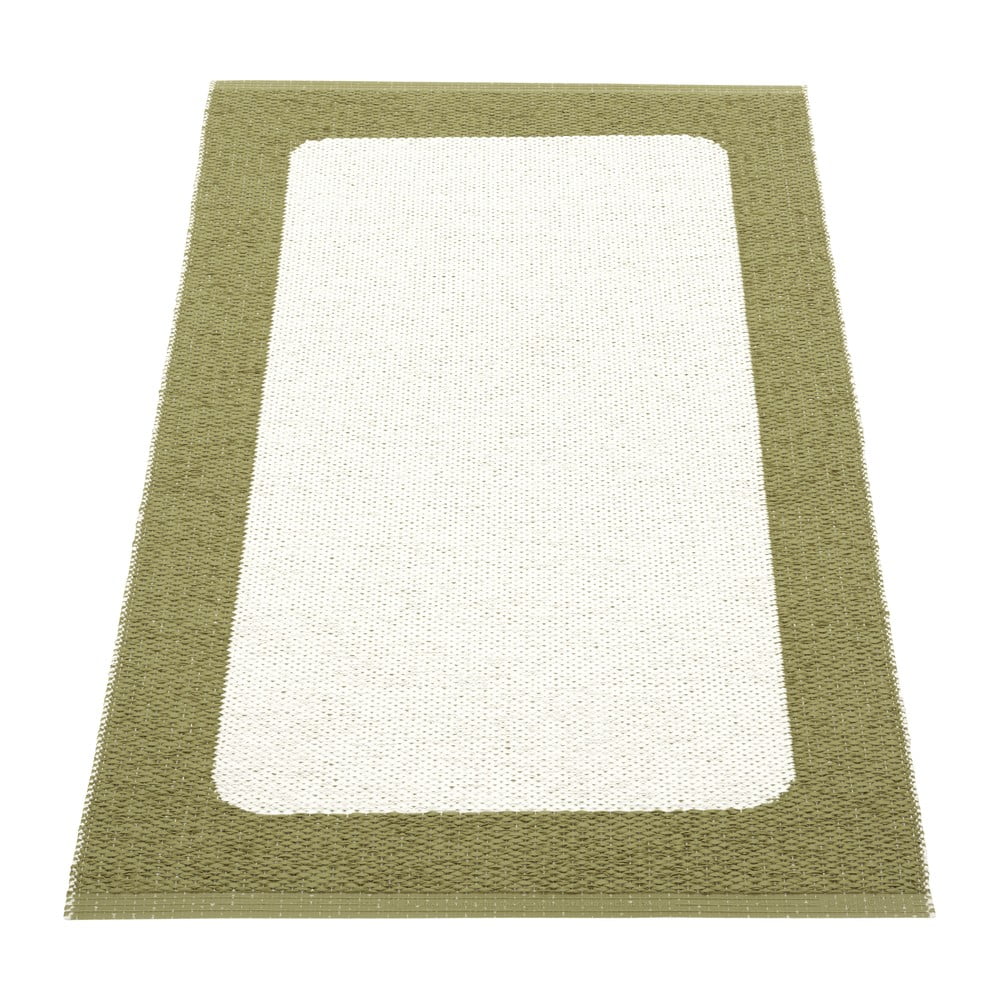 Zöld-krémszínű kültéri-beltéri szőnyeg 70x120 cm Ilda Pine – Pappelina