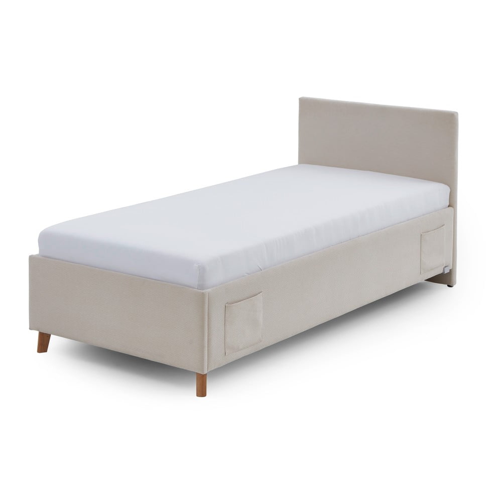 Bézs ágyneműtartós gyerekágy 90x200 cm Cool – Meise Möbel