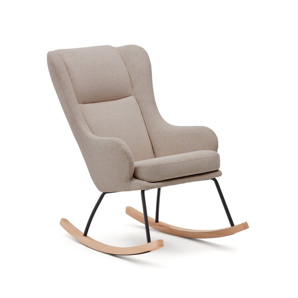 Bézs buklé hintafotel Maustin – Kave Home