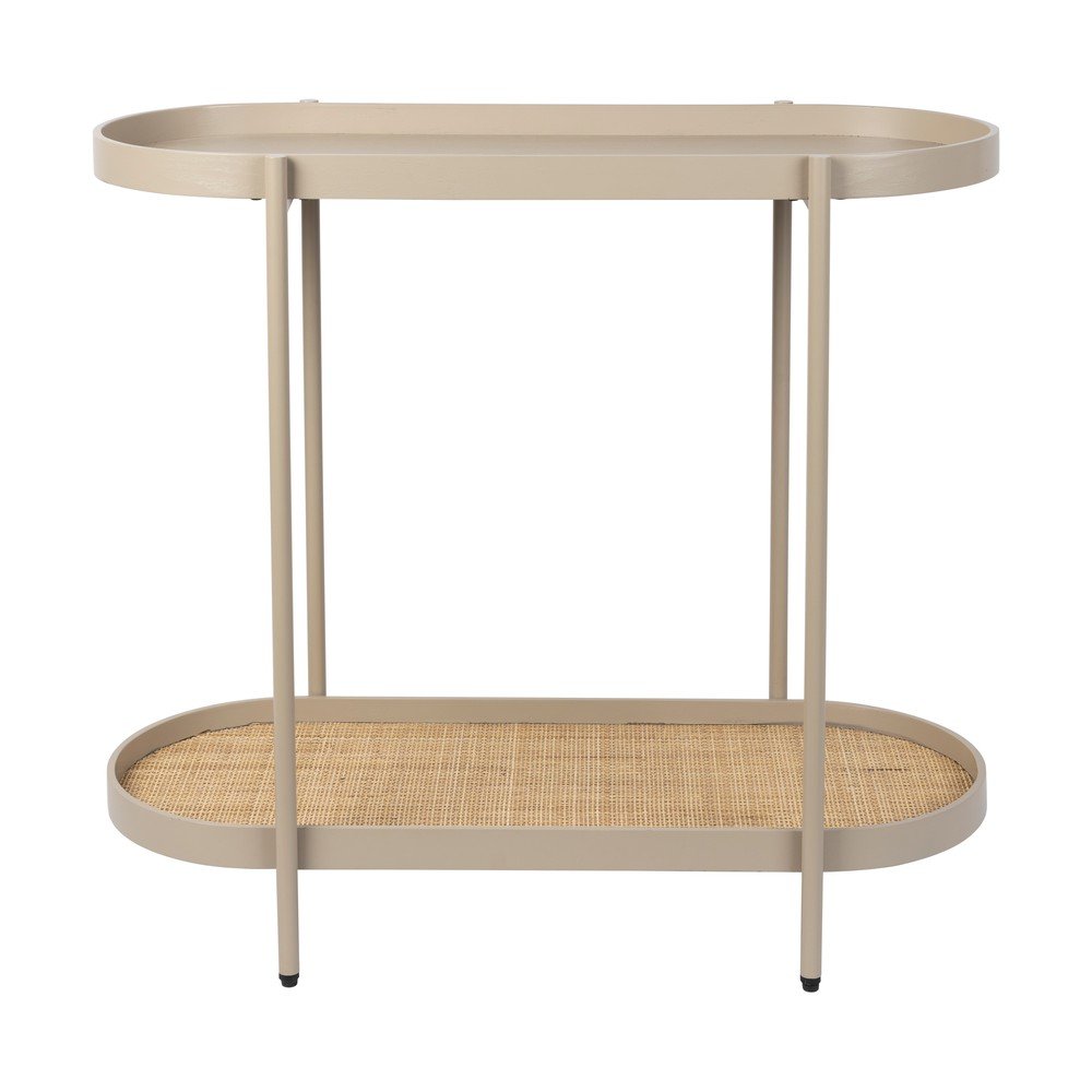 Bézs konzolasztal 39x85 cm Amaya – White Label