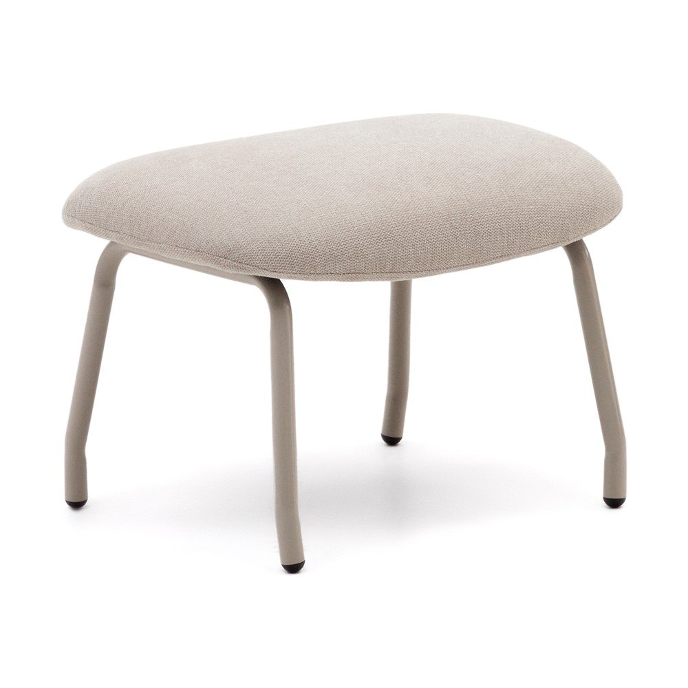 Bézs puff Belina – Kave Home