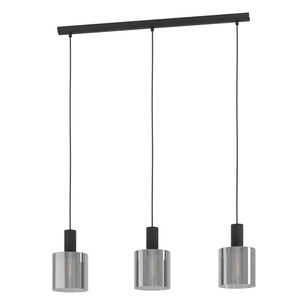 Fekete függőlámpa üveg búrával GOROSIBA – EGLO