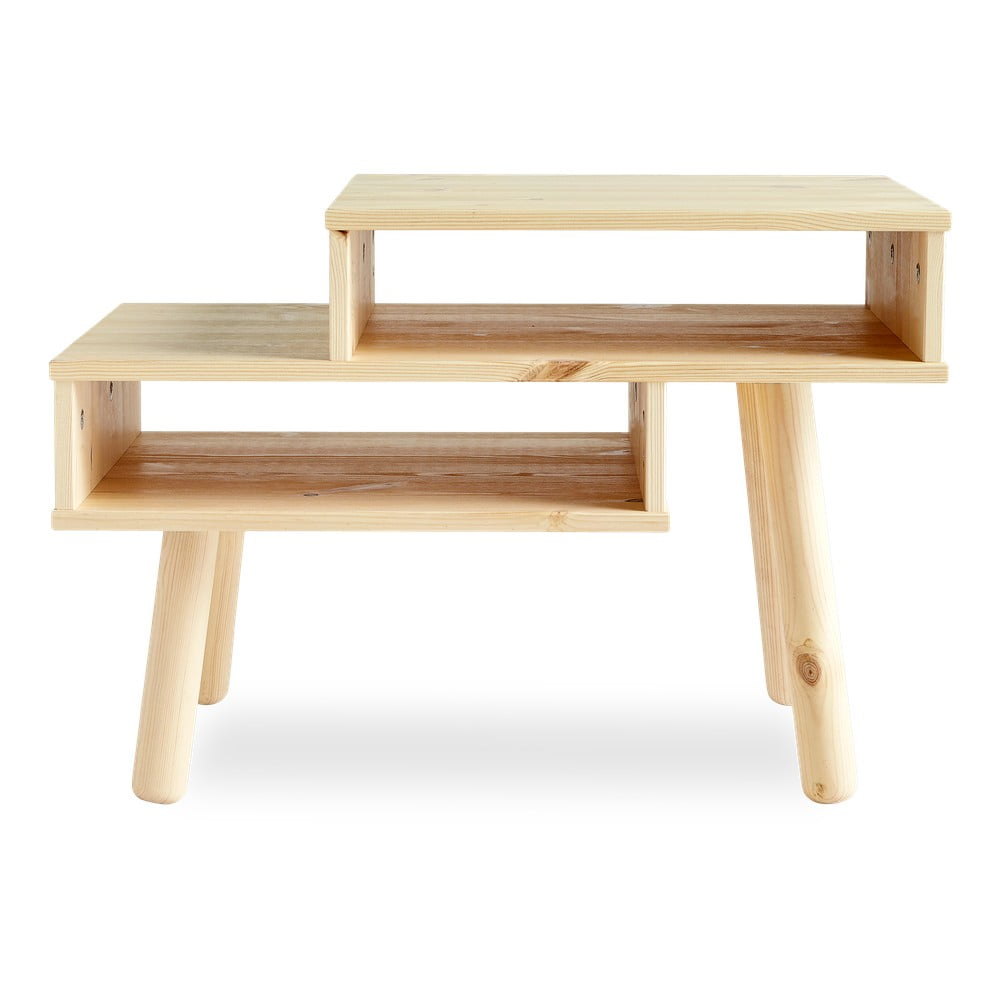 Hako natúr színű dohányzóasztal borovi fenyőből - Karup Design