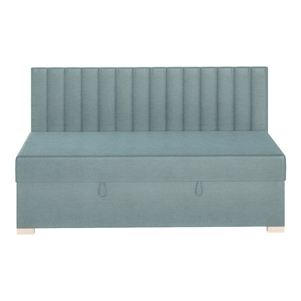 Kék ágyneműtartós gyerekágy matraccal 90x200 cm Chill – Ghado