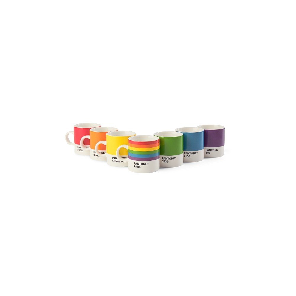 Kerámia eszpresszó bögre szett 7 db-os 120 ml Pride – Pantone