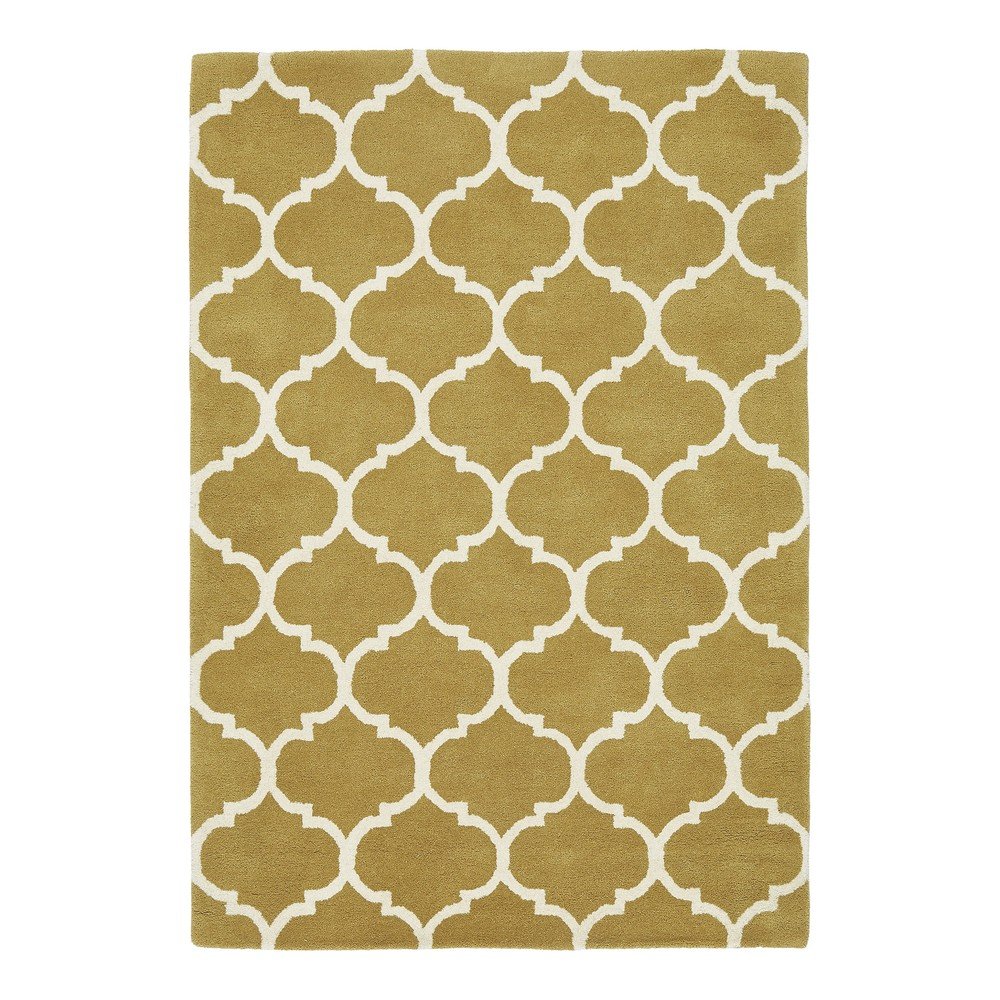 Okkersárga kézi szövésű gyapjú szőnyeg 200x290 cm Albany – Asiatic Carpets