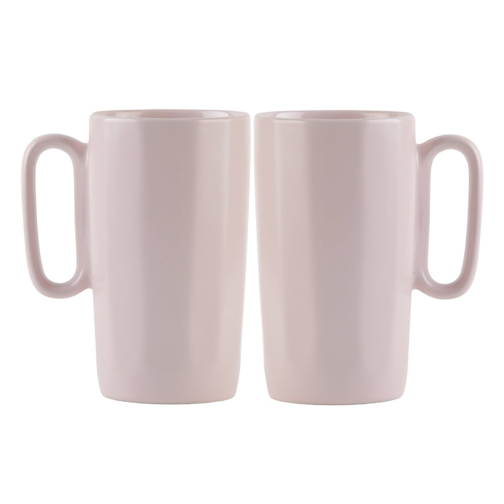 Rózsaszín agyagkerámia bögre szett 2 db-os 330 ml Fuori – Vialli Design