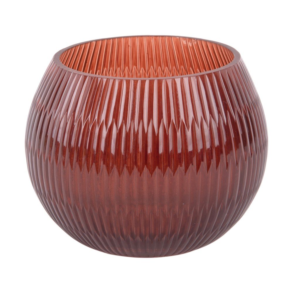 Üveg gyertyatartó Chique Ribbed  – PT LIVING