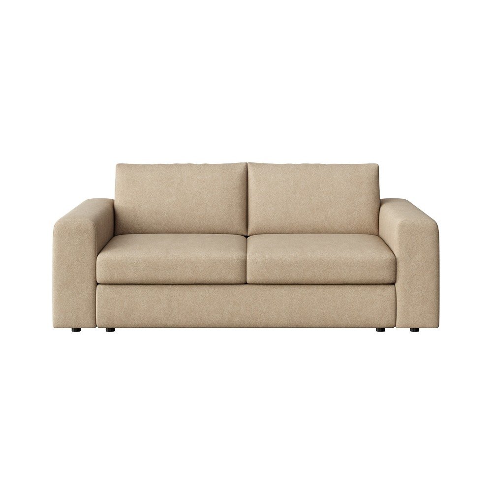 Világosbarna bársony kanapé 218 cm Baga – Rodier