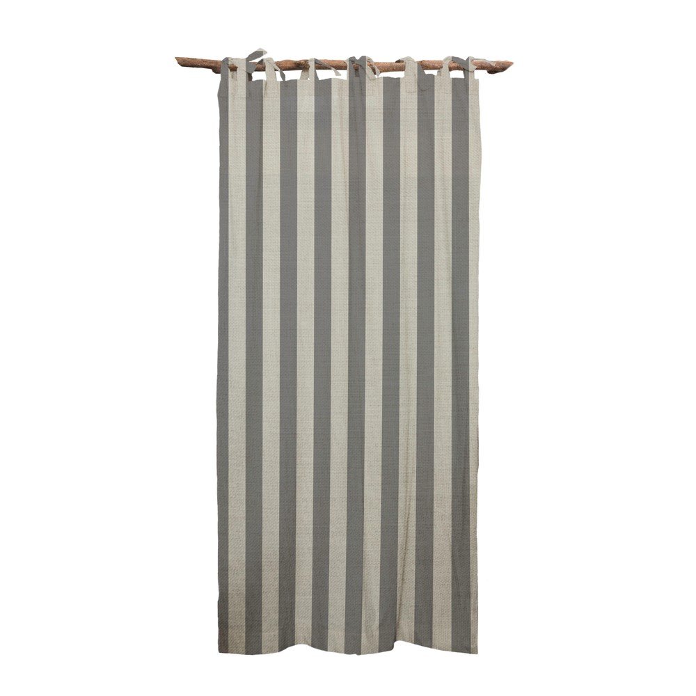 Cortina Hogar Grey Stripes szürke függöny - Really Nice Things