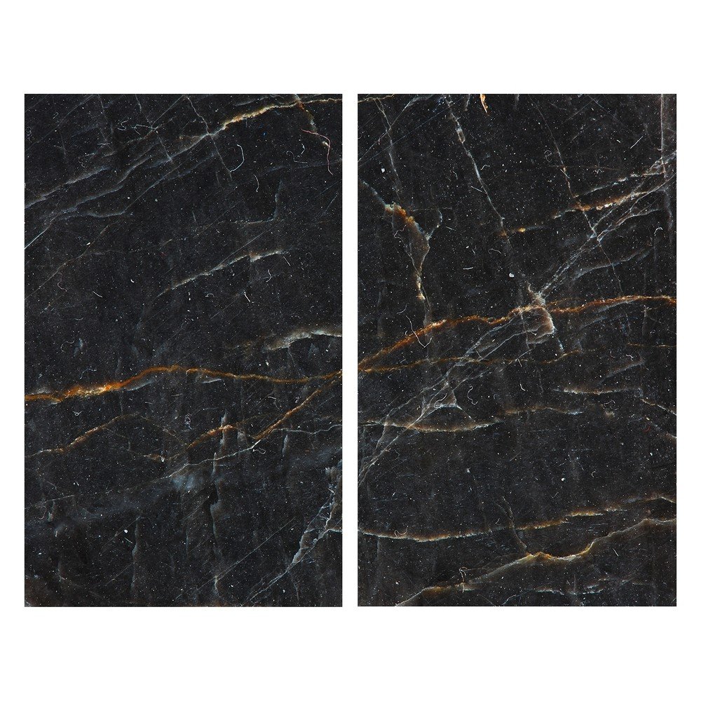 Edzett üveg tűzhely fedőlap szett 2 db-os 52x30 cm Marble – Allstar