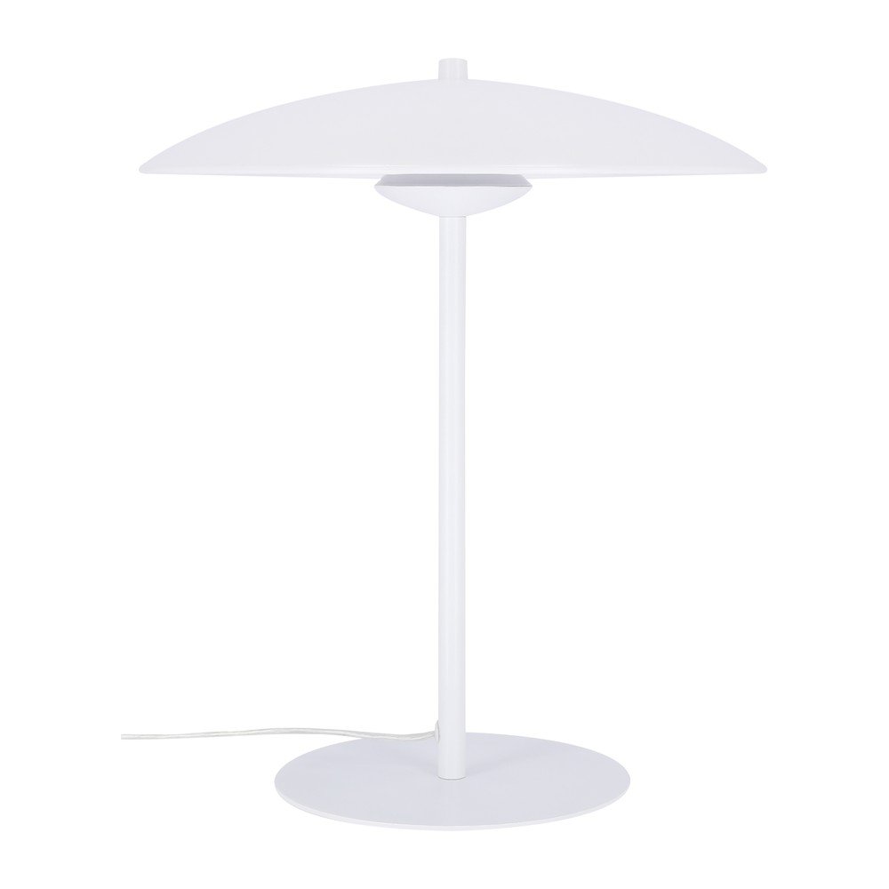 Fehér LED asztali lámpa fém búrával (magasság 41 cm) Lund – Candellux Lighting