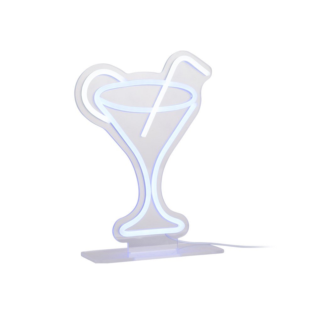 Kék LED neon fénydekoráció 5 W Cocktail – Leitmotiv