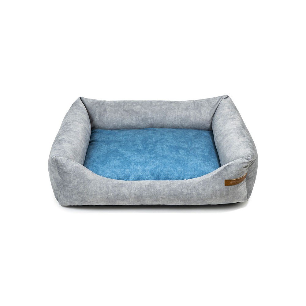 Kék-világosszürke fekhely kutyáknak 85x105 cm SoftBED Eco XL – Rexproduct